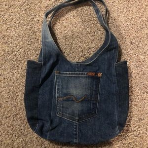 7 For All Mankind denim purse